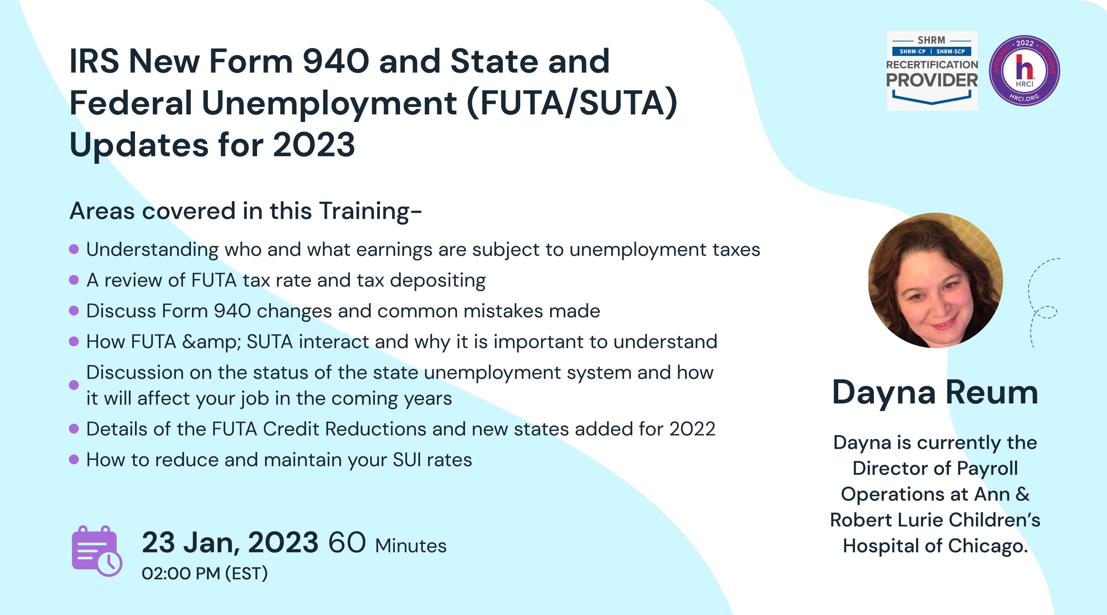 IRS New Form 940 and State and Federal Unemployment (FUTA/SUTA) Updates